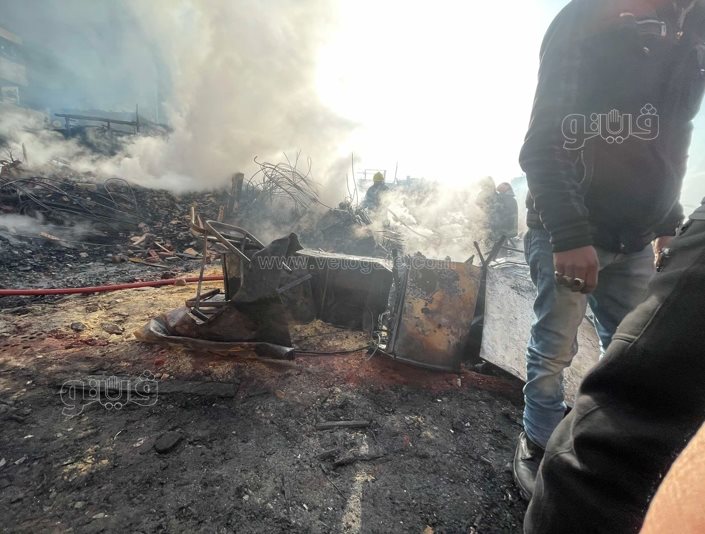  أثار حريق مغالق الأخشاب بالشرابية (21)