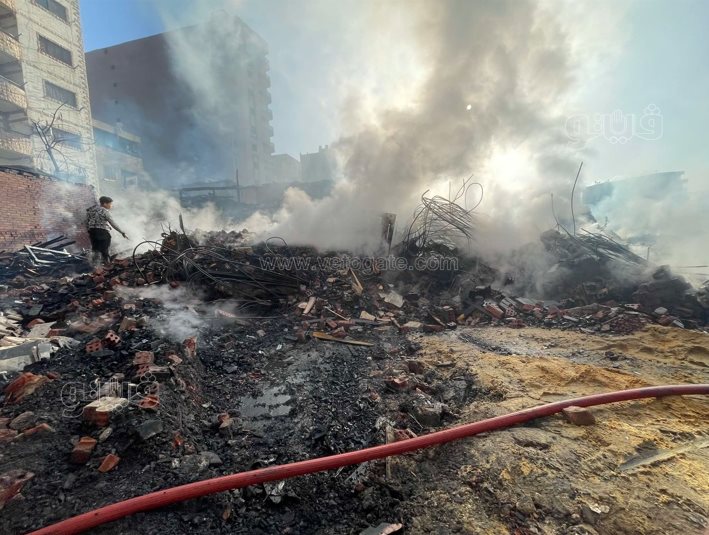  أثار حريق مغالق الأخشاب بالشرابية (24)