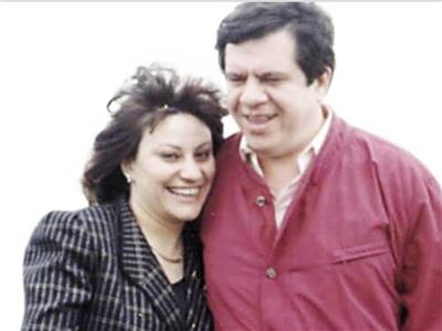 عمار الشريعى وزوجته مرفت القصاص