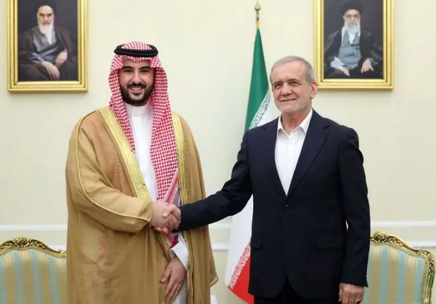 الرئيس الإيرانى ووزير الدفاع السعودي، فيتو