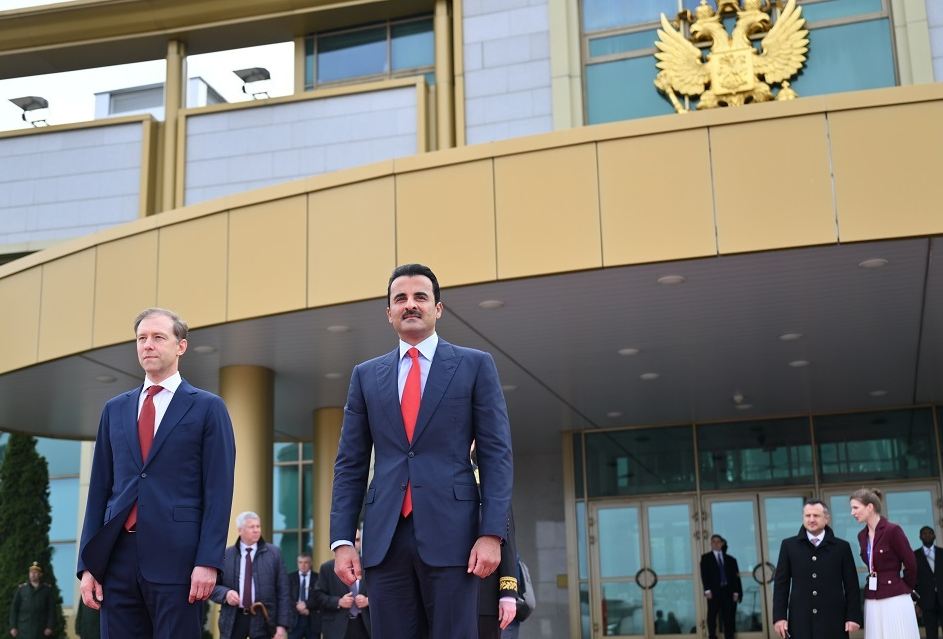 أمير قطر فى روسيا، فيتو