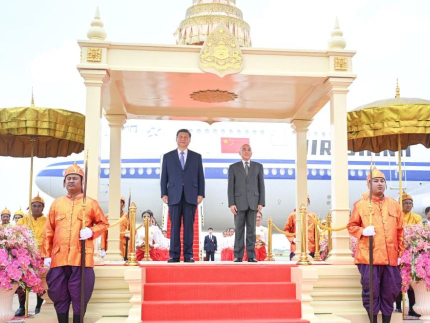 الرئيس الصينى يزور كمبوديا، فيتو