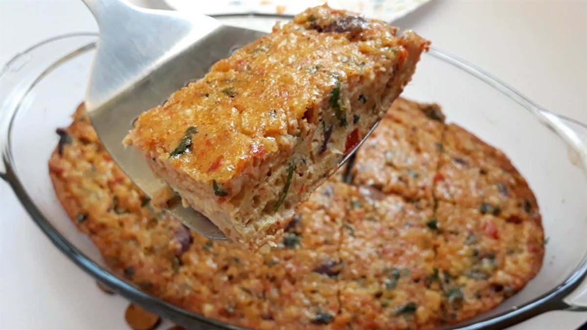 العجة بالخضروات