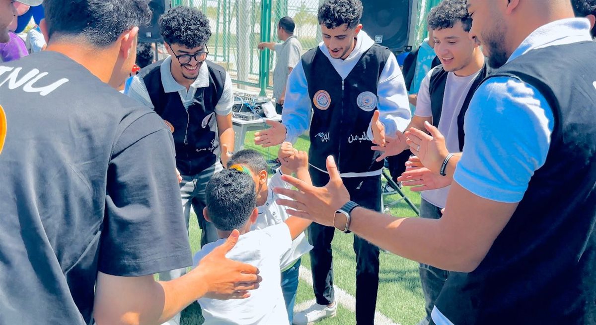 جانب من احتفالية يوم اليتيم، فيتو