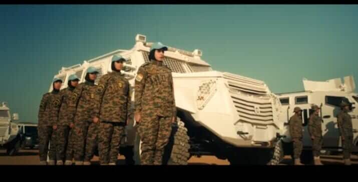 الداخلية تعد  فيلم تسجيلي حول البرامج التدريبية المتطورة للكوادر الشرطية النسائية في حفظ السلام