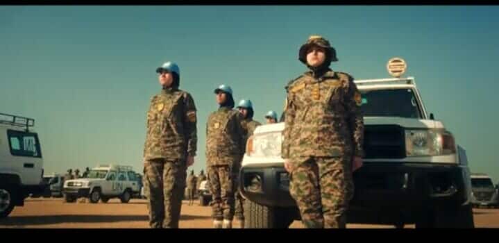 الداخلية تعد  فيلم تسجيلي حول البرامج التدريبية المتطورة للكوادر الشرطية النسائية في حفظ السلام