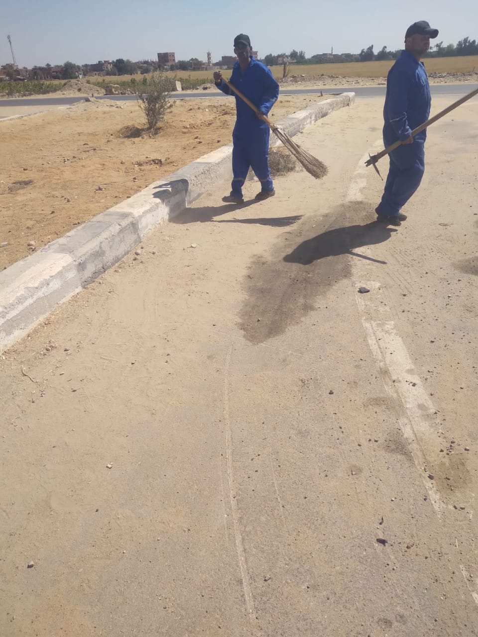 جانب من أعمال التجميل، فيتو