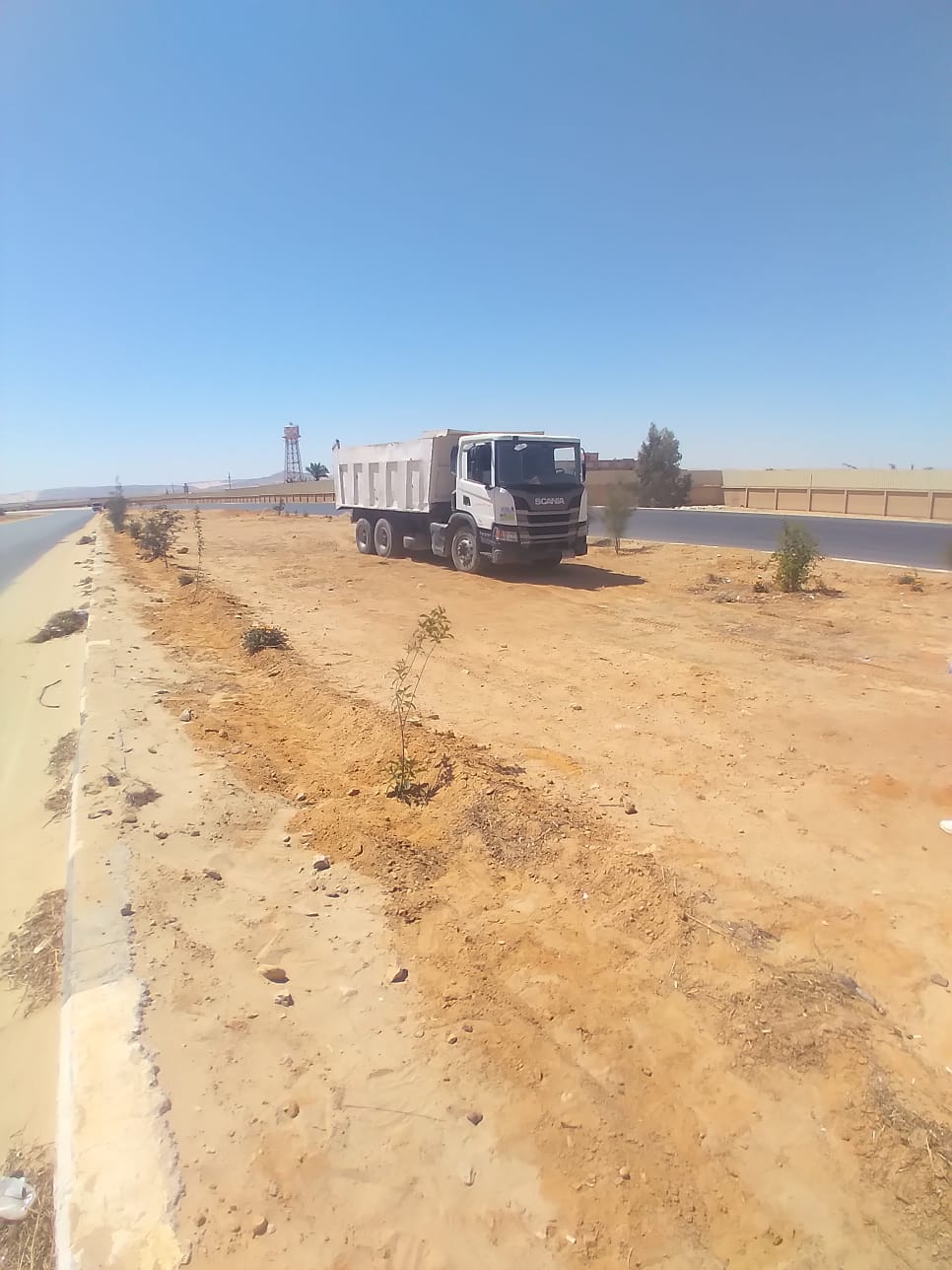 جانب من أعمال التجميل، فيتو