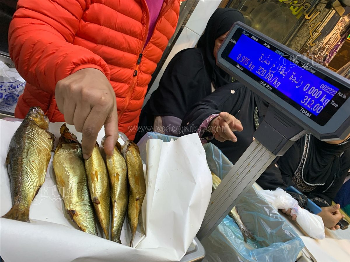  زحام على محلات الفسيخ والرنجة بالسيدة زينب (5)