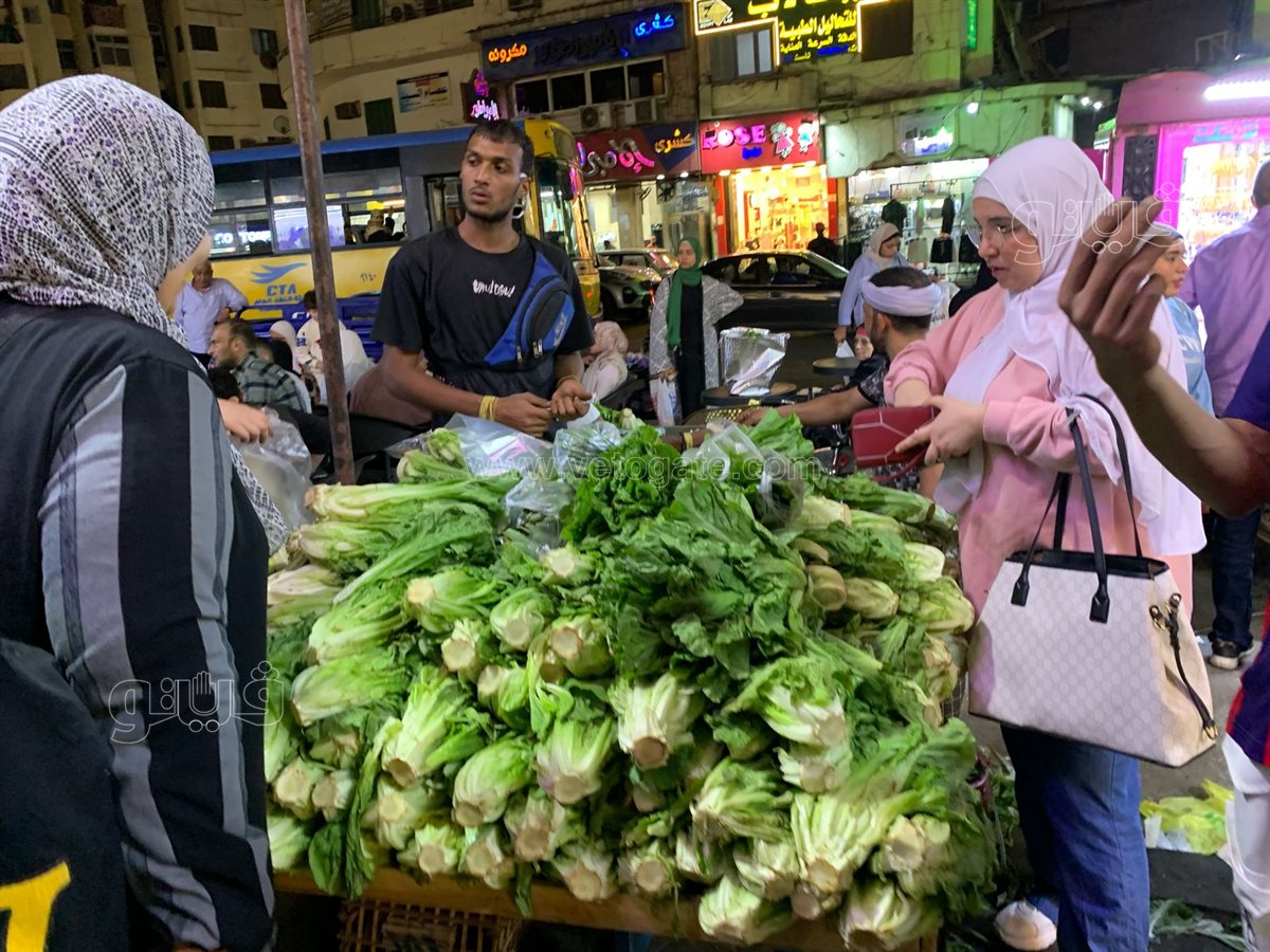  زحام على محلات الفسيخ والرنجة بالسيدة زينب (19)