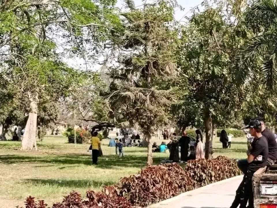 توافد المواطنين على الحدائق والمتنزهات بالشرقية للاحتفال بشم النسيم،فيتو1