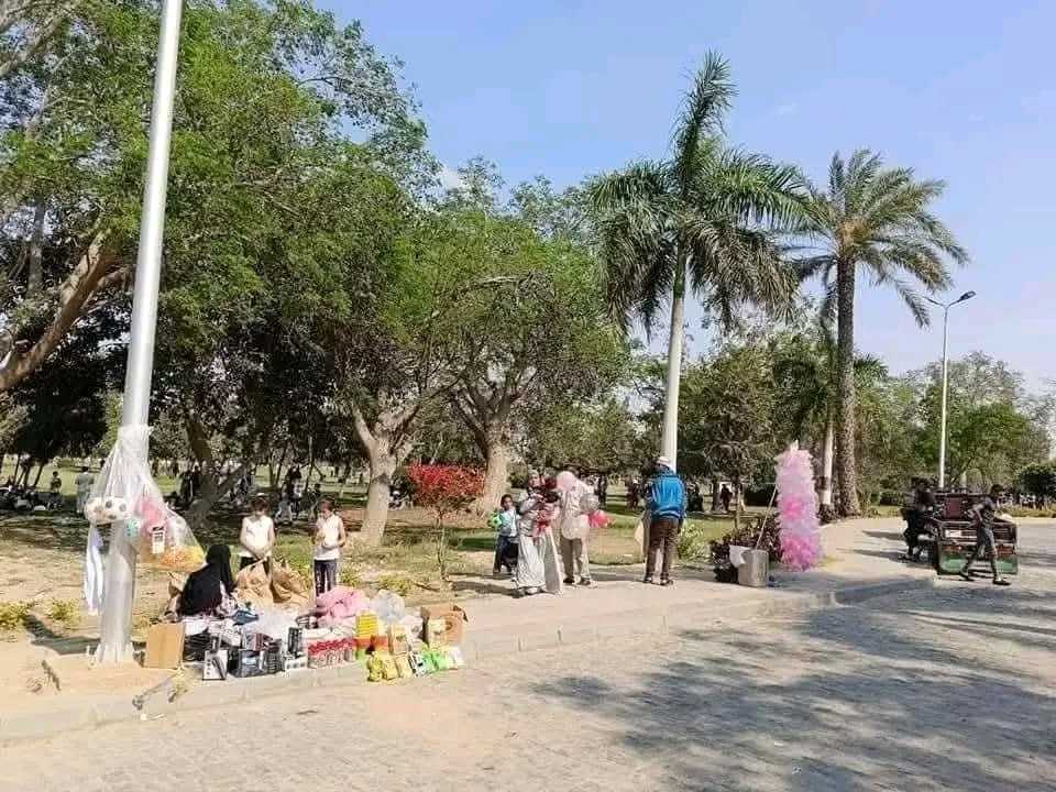 توافد المواطنين على الحدائق والمتنزهات بالشرقية للاحتفال بشم النسيم،فيتو4