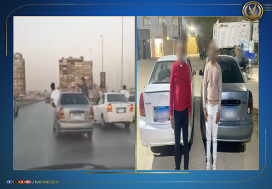 ضبط قائدي سيارتين لـ أداء حركات استعراضية خلال موكب زفاف بالطريق الدائري بالقاهرة