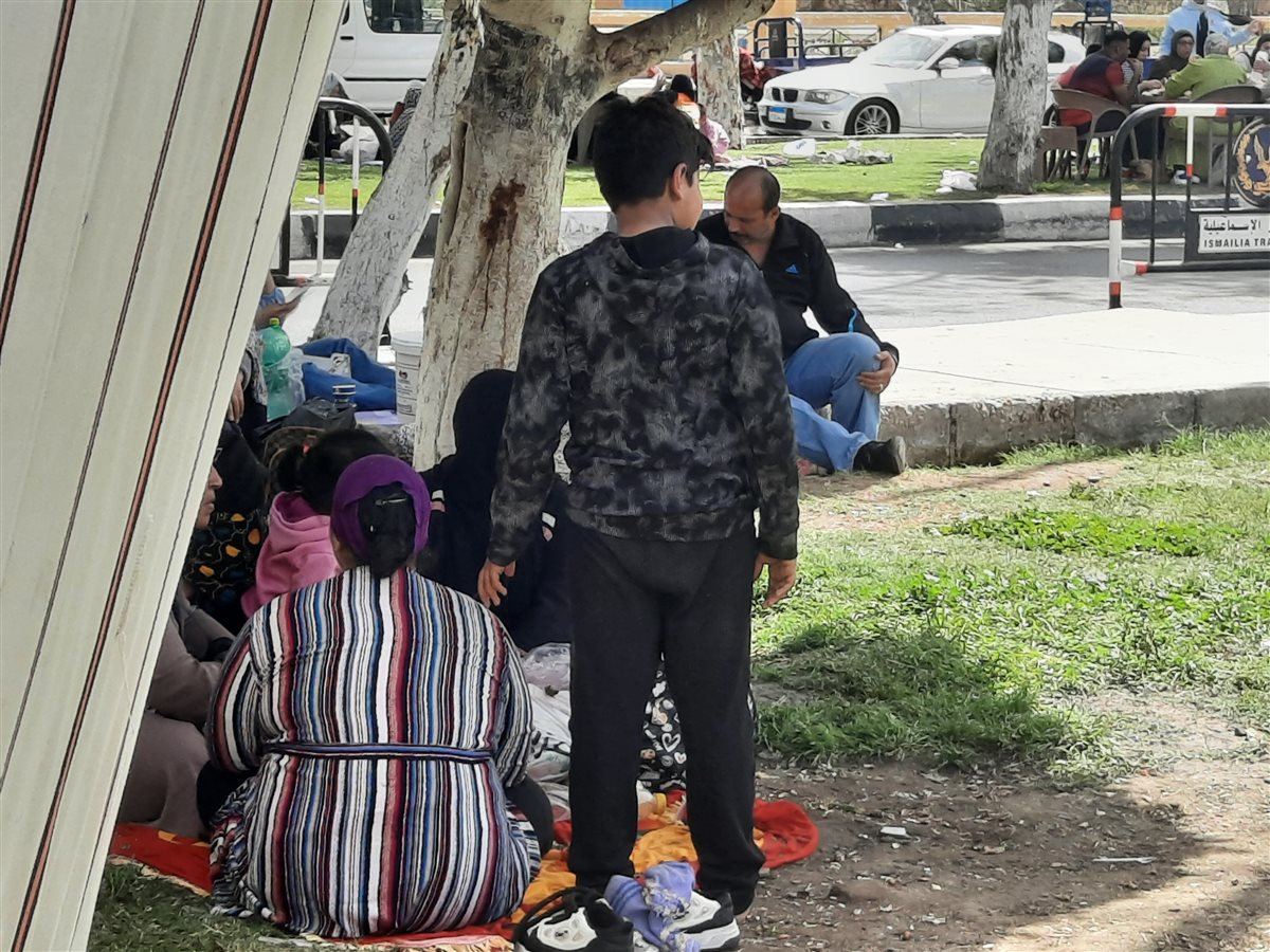 جانب من توافد المواطنين على المسطحات، فيتو