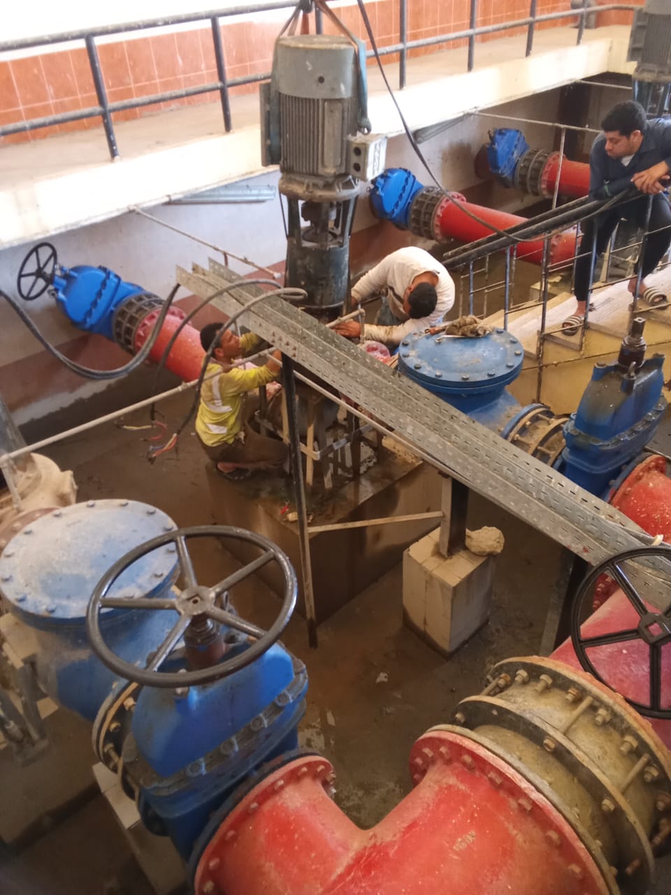 جانب من أعمال الصيانة، فيتو