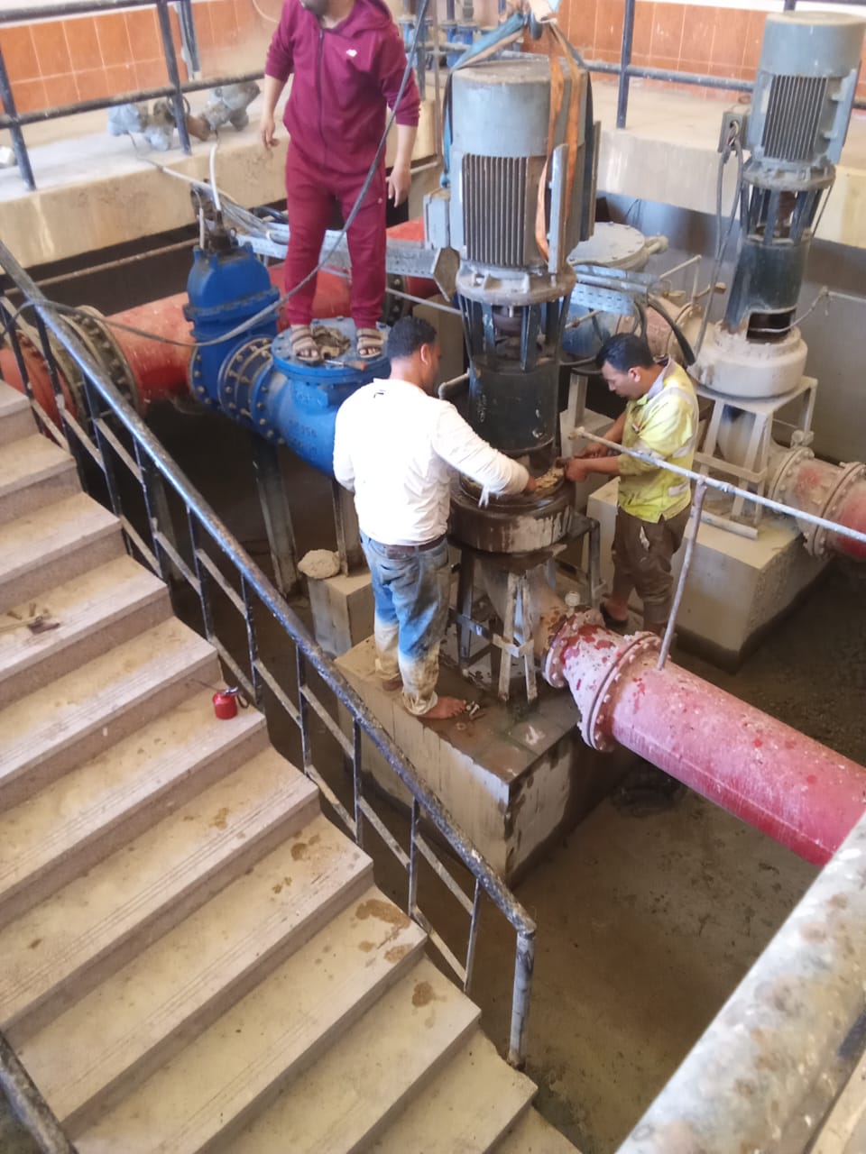 جانب من أعمال الصيانة، فيتو