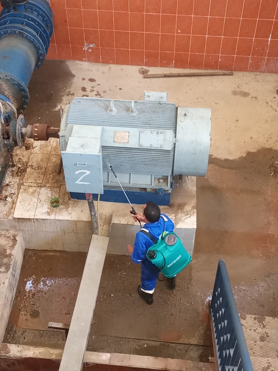 جانب من أعمال الصيانة، فيتو