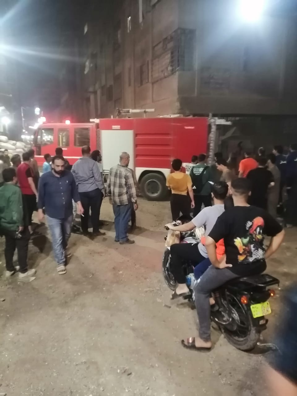 حريق مصنع نسيج بشبرا الخيمة، فيتو