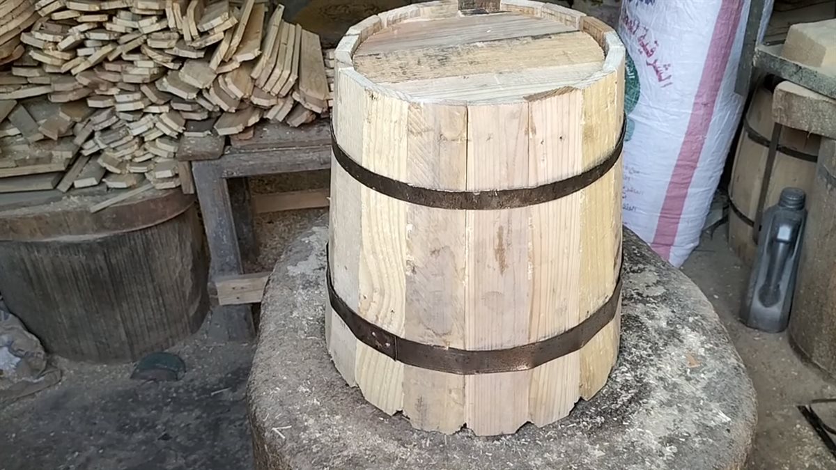 صناعة البراميل الخشب