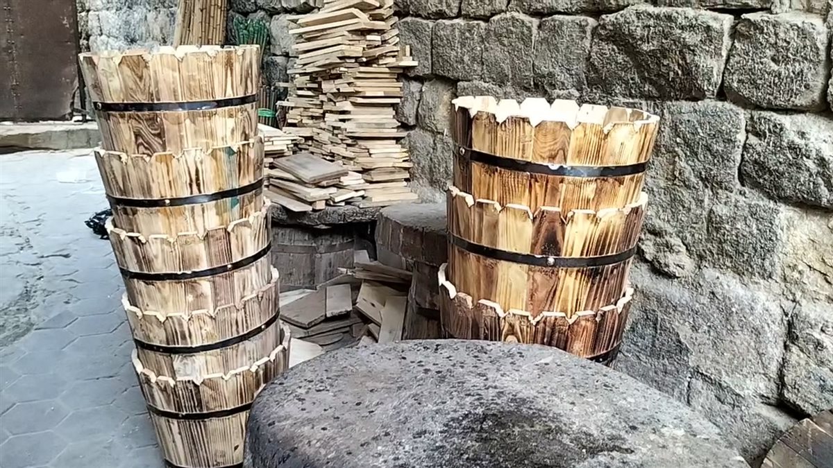 صناعة البراميل الخشب
