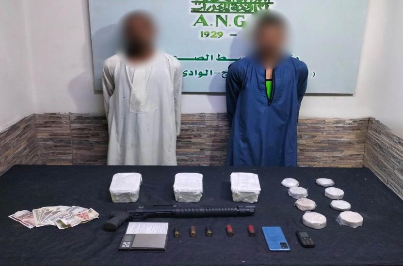 إحباط محاولة عنصرين شديدي الخطورة جلب مواد مخدرة بقيمة 2 مليون جنيه بأسيوط