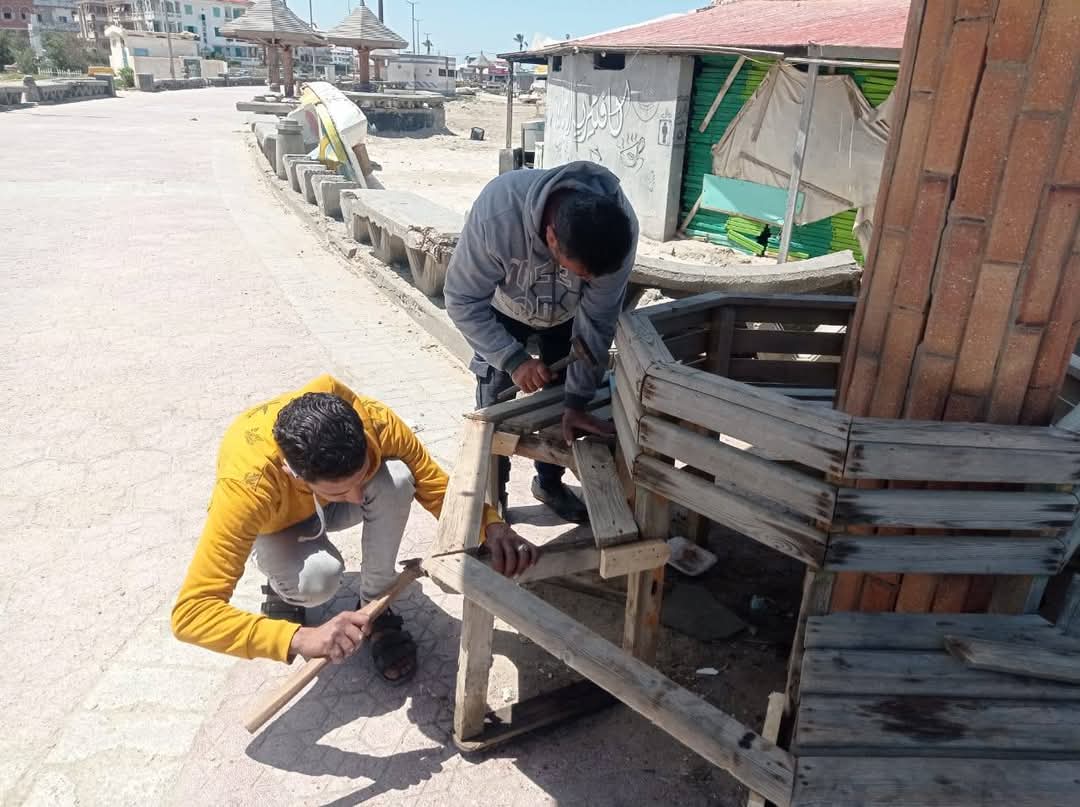 صيانة البنية التحتية وتحسين الخدمات برأس البر 