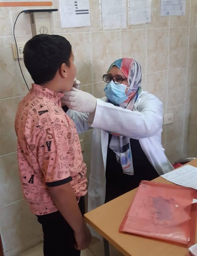 جانب من القافلة الطبية، فيتو