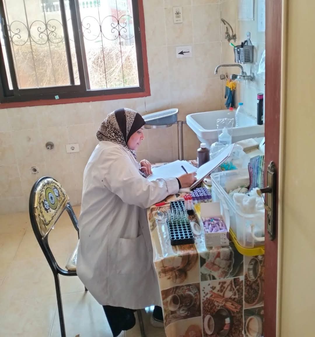 جانب من القافلة الطبية، فيتو