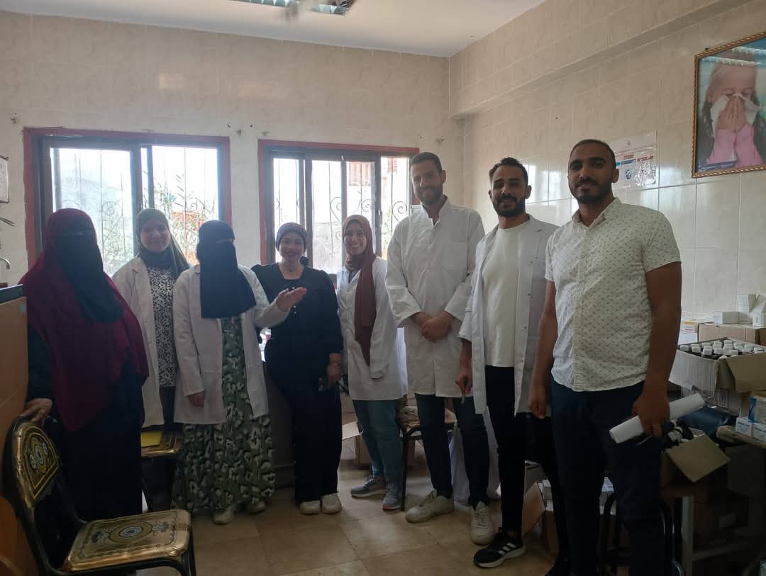 جانب من القافلة الطبية، فيتو