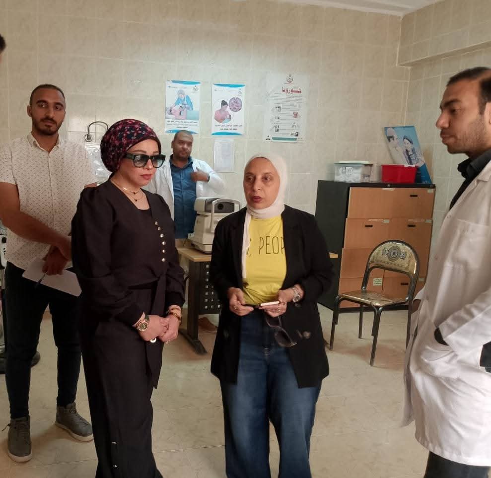 جانب من القافلة الطبية، فيتو