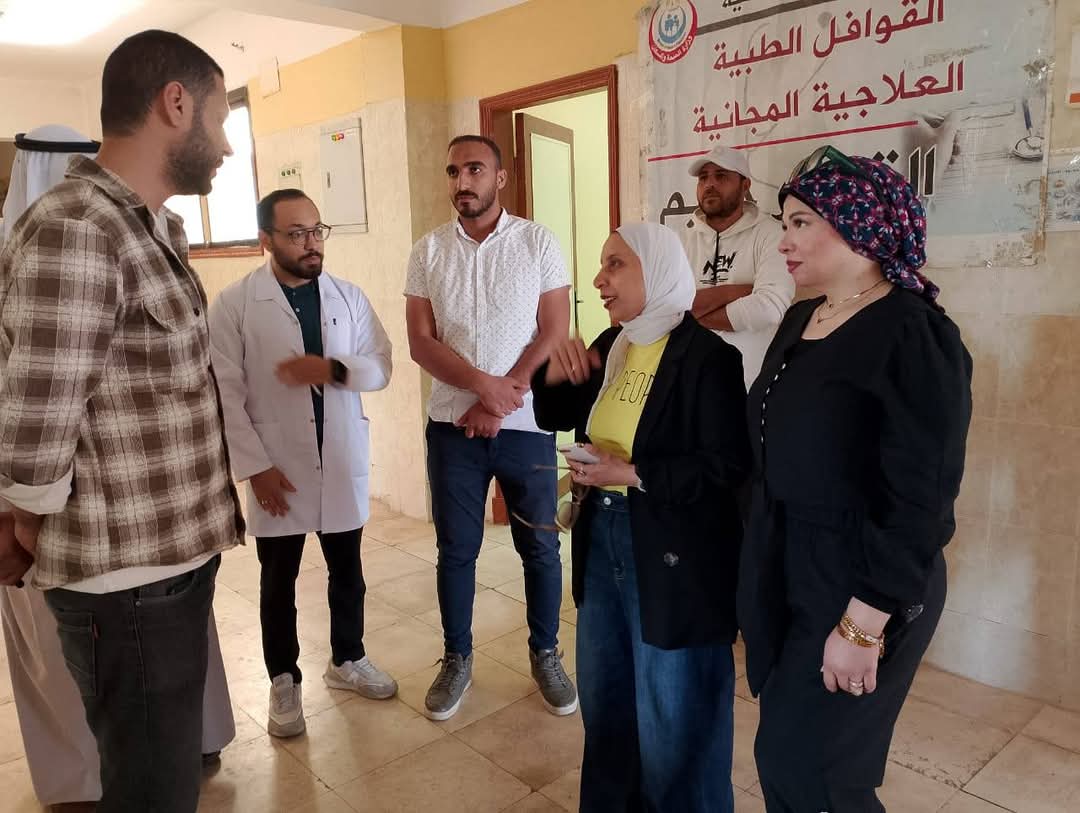 جانب من القافلة الطبية، فيتو