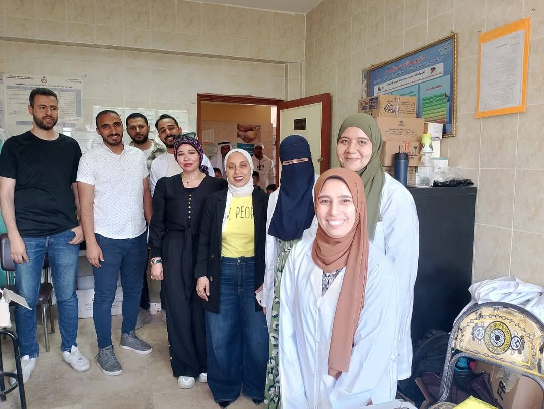 جانب من القافلة الطبية، فيتو