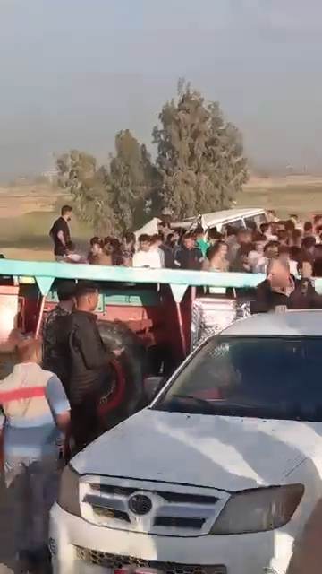 اللقطات الأولى لحادث تصادم الاقليمي بالشرقية،فيتو