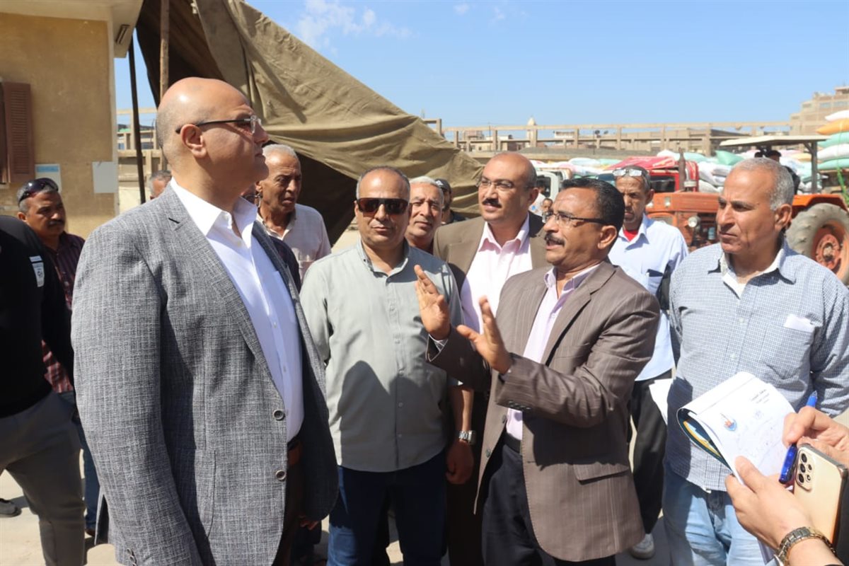 محافظ القليوبية يتابع حصاد محصول القمح، فيتو 