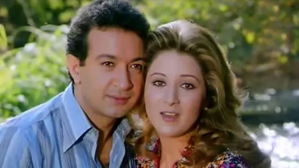 نور الشريف وزوجته بوسى