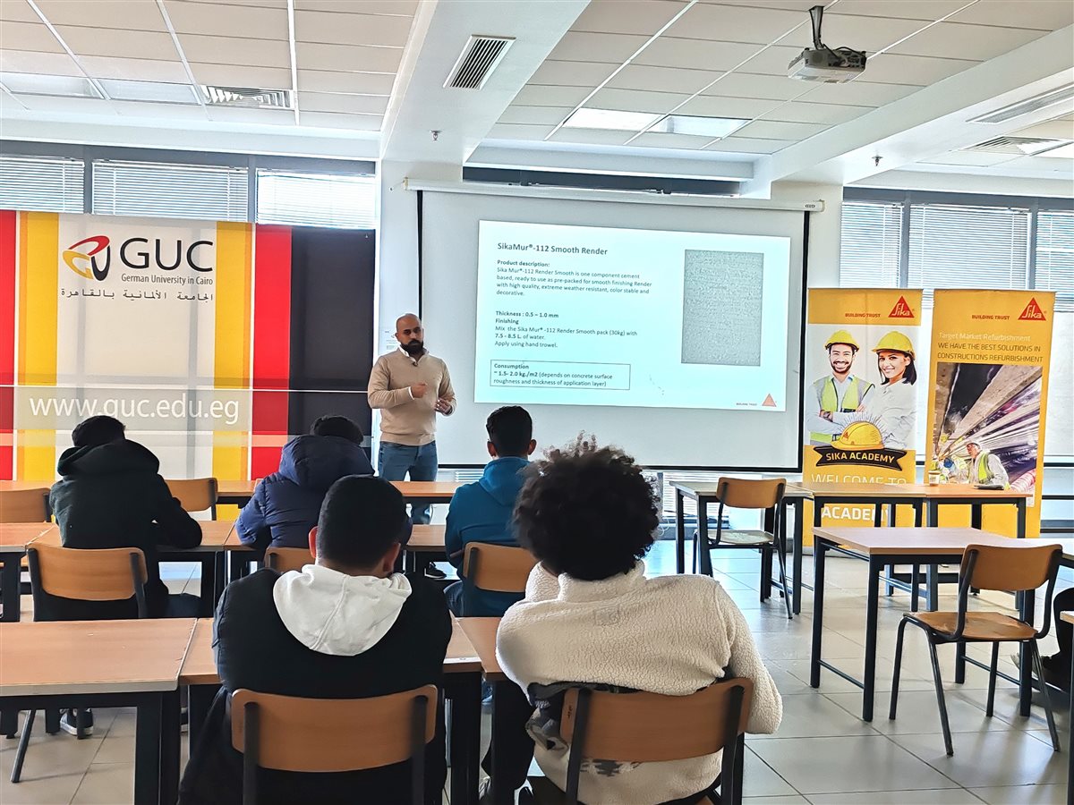 تدريب عملي لطلاب هندسة الجامعة الالمانية