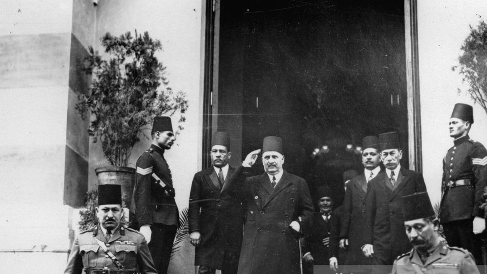 الملك فؤاد فى البرلمان