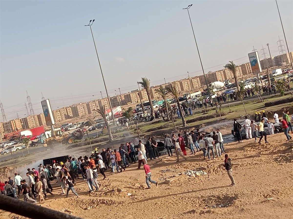 ارتفاع عدد ضحايا إنفجار خط الغاز بمدينة 6 أكتوبر.. تفحم 3 جثث و20 مصابًا