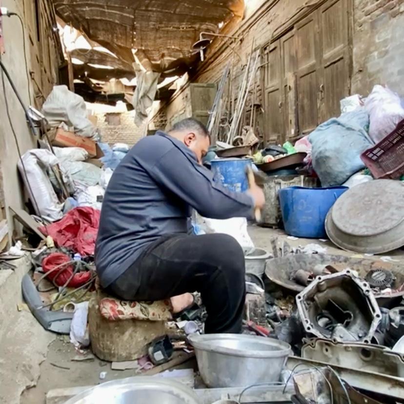 فصل النحاس عن الخردة في المنيا، فيتو 