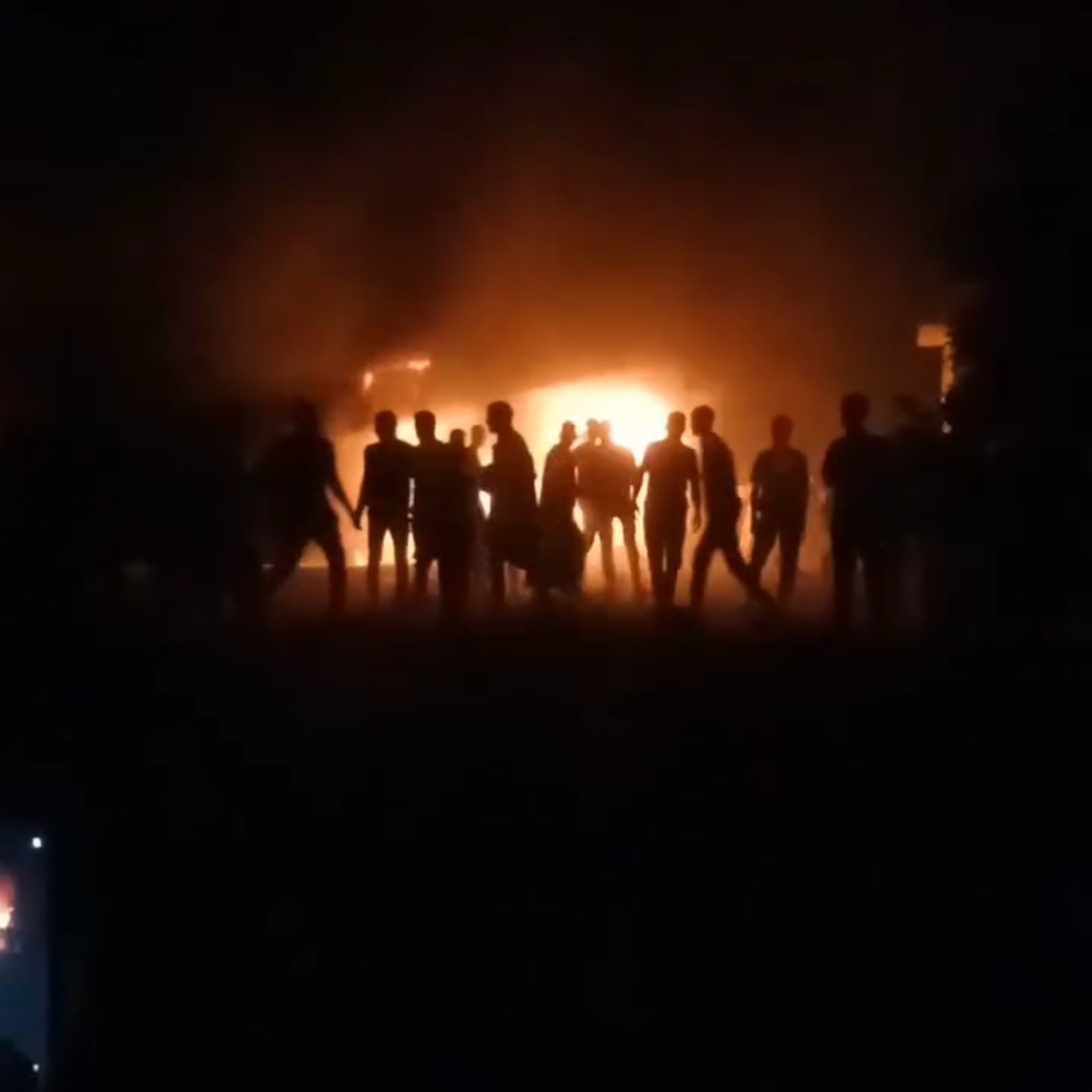 حريق محطة وقود في المنيا، فيتو 