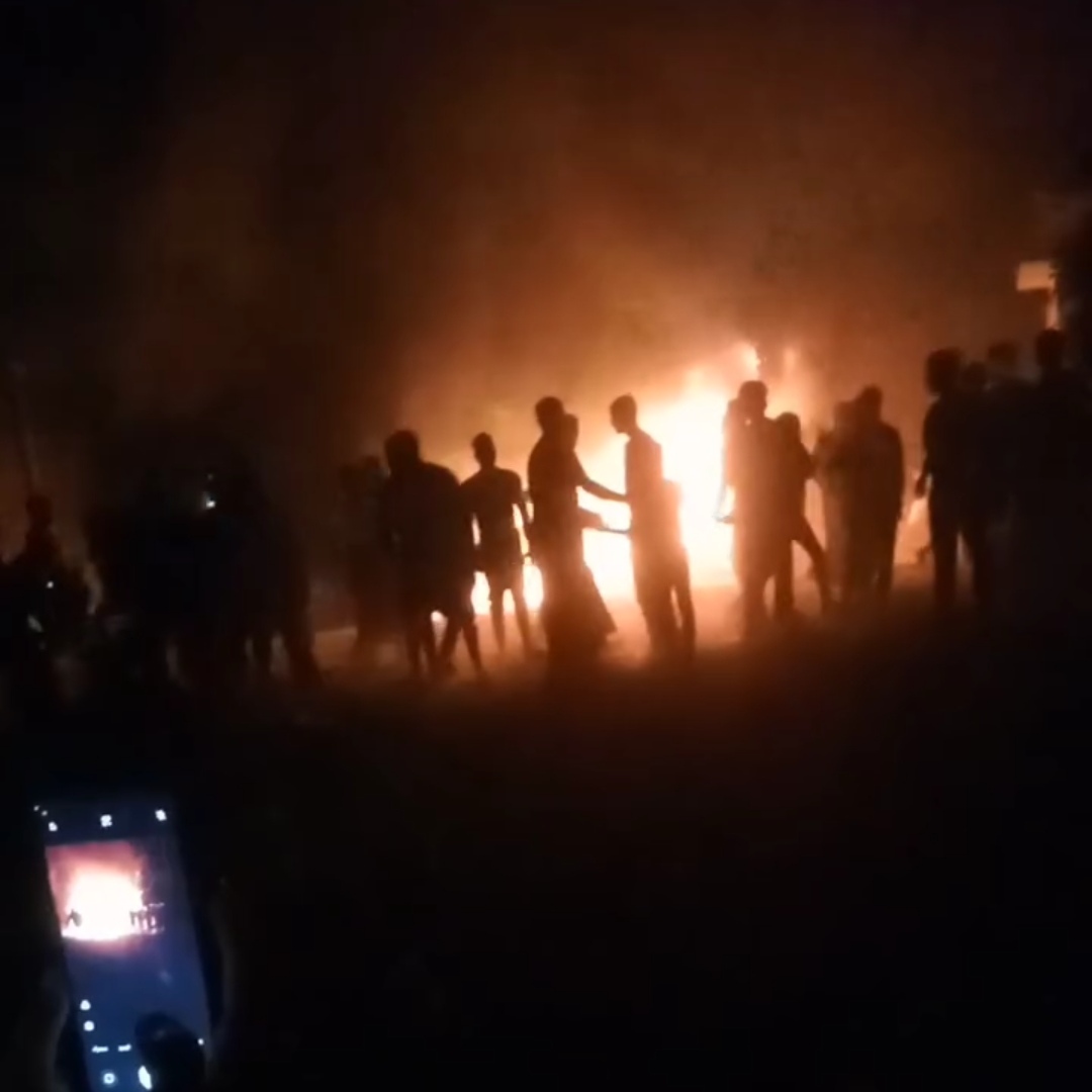 حريق محطة وقود في المنيا، فيتو 