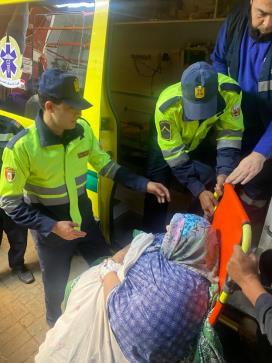 استجابة فورية من أجهزة الأمن بالقاهرة لنقل سيدة مريضة إلى المستشفى