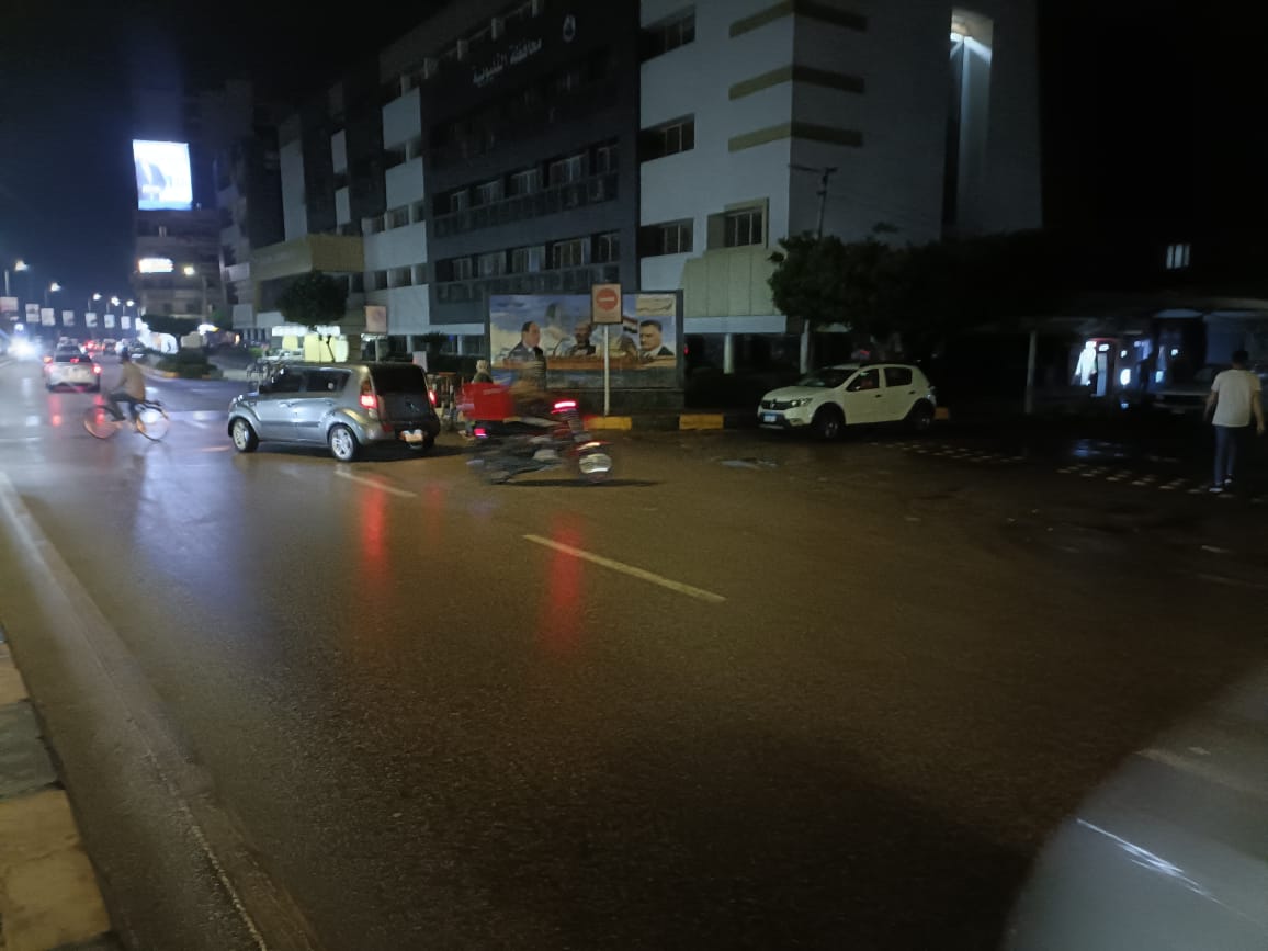 رفع اثار الامطار من شوارع القليوبية،فيتو