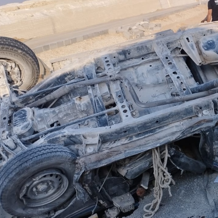 وفاة شخص وإصابة 7 آخرين في حادث انقلاب سيارة بالمنيا، فيتو 