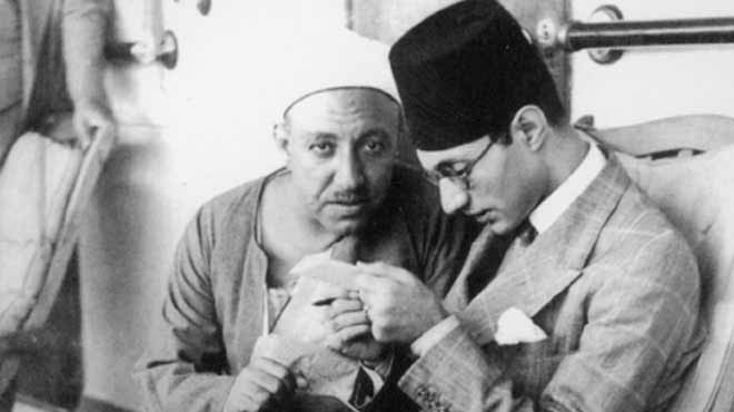 عبد الوهاب فى فيلم الوردة البيضاء