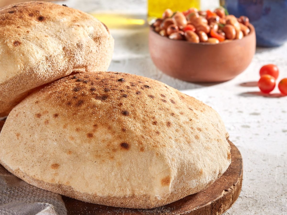 العيش البلدي بالخطوات