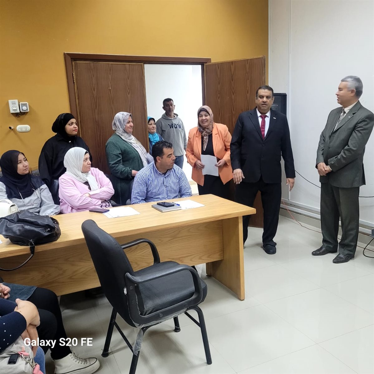 جانب من فعاليات البرنامج، فيتو