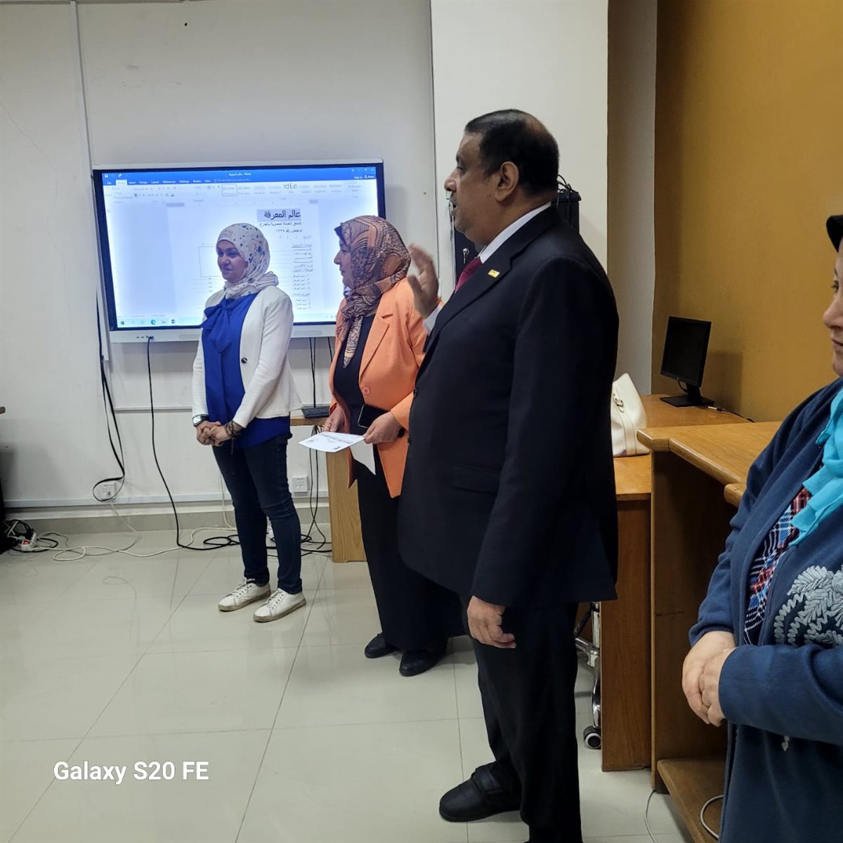 جانب من فعاليات البرنامج، فيتو