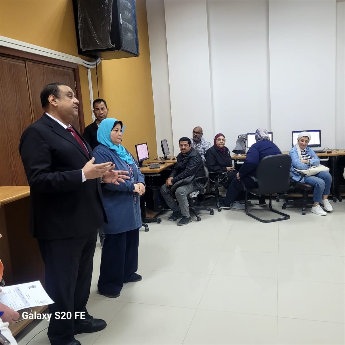 جانب من فعاليات البرنامج، فيتو