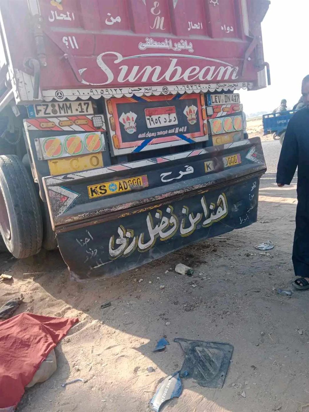 نزيف الاسفلت مستمر..حادث مروري يودى بحياة مواطن بالقرين،فيتو